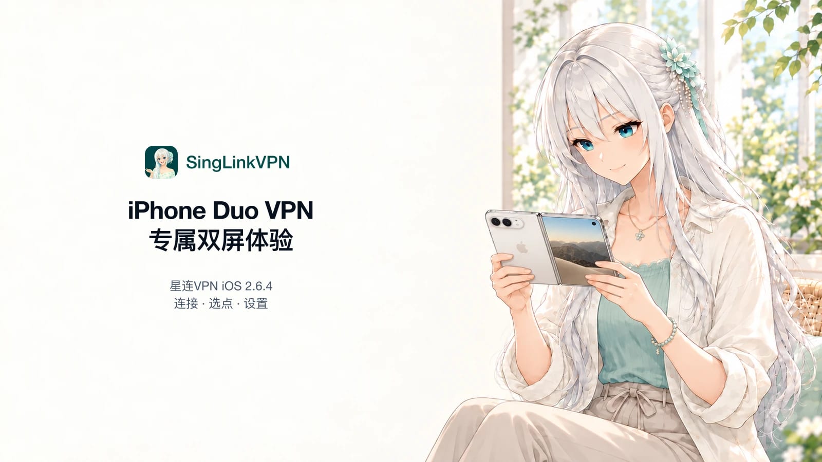 iPhone Duo 首发即适配 星连VPN带来专属双屏体验