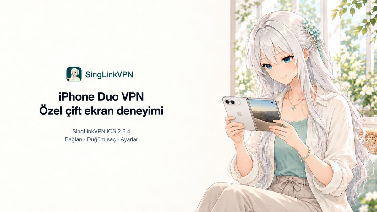 iPhone Duo'nun ilk gününde hazır: SingLinkVPN ile özel çift ekran deneyimi